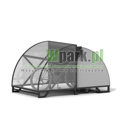 Wiata na rowery ŻÓŁW 01 na 3 rowery