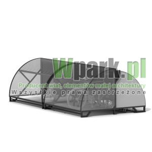 Wiata na rowery ŻÓŁW 01 na 10 rowerów