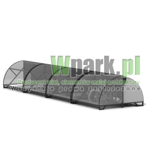 Wiata na rowery ŻÓŁW 01 na 20 rowerów