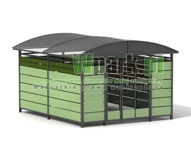 Wiata śmietnikowa DECO 02