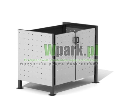 Osłona śmietnikowa BOKS 19 na dwa pojemniki do 240 L