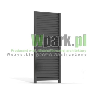 Panel ścienny - blacha falista