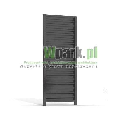 Panel ścienny - blacha falista