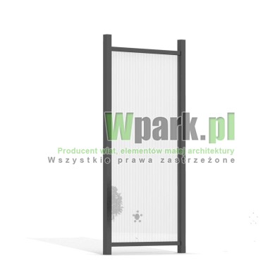 Panel ścienny - szkło hartowane 8 mm