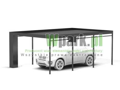 Wiata garażowa ZUZA konstrukcja bez ścian