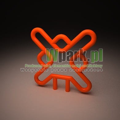 Stojak rowerowy barierka na 2 stanowiska (kod:FUN02/2/S/W)