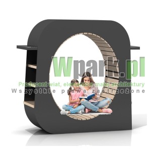 Czytelnia miejska 12 - siedzisko z zadaszeniem