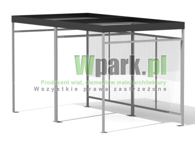 Wiata rowerowa 09 AluPALEPA na 10 rowerów
