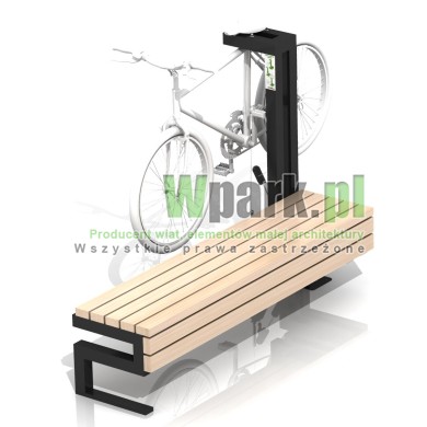 BikeStop z ławką 04 linia MODE