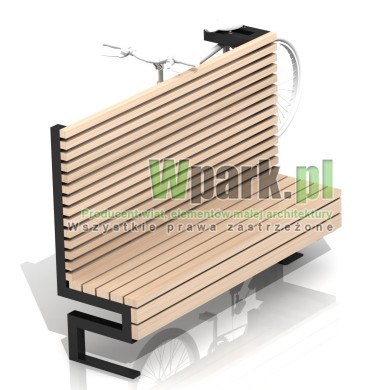 BikeStop z ławką 06 linia MODE