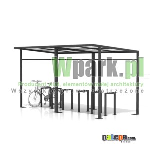 Wiata na rowery MODE 02 - na 12 rowerów
