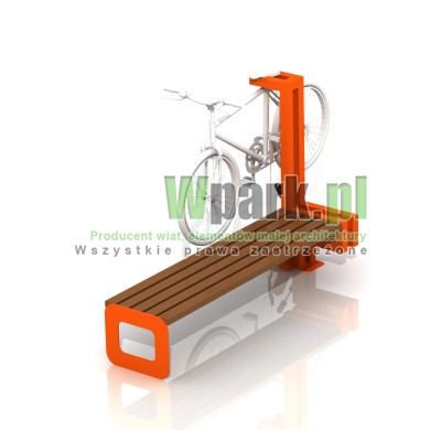BikeStop z ławką 07 linia MODE