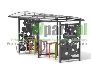 Wiata na rowery SZKOLNA 11 - na 12 rowerów