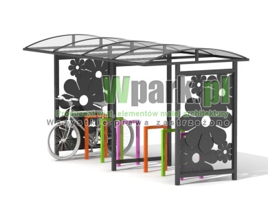 Wiata na rowery SZKOLNA 11 - na 12 rowerów