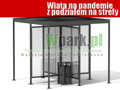 ANTY - COVID Palarnia MINI 15 ściany poliwęglan komorowy