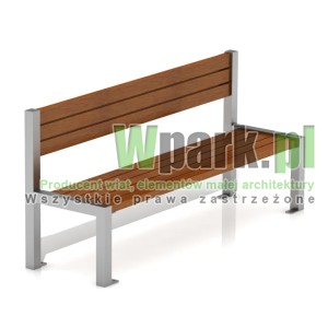 Ławka MODE 01 stal nierdzewna