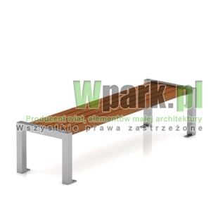Ławka MODE 02 stal nierdzewna