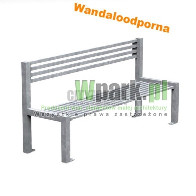 Ławka MODE 01 ocynkowana