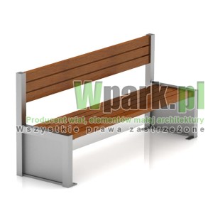 Ławka MODE 04 stal nierdzewna