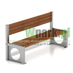 Ławka MODE 05 stal nierdzewna