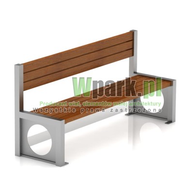 Ławka MODE 05 stal nierdzewna