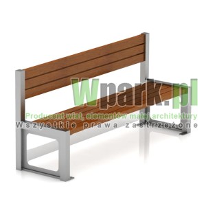 Ławka MODE 06 stal nierdzewna