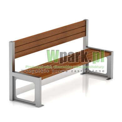 Ławka MODE 06 stal nierdzewna
