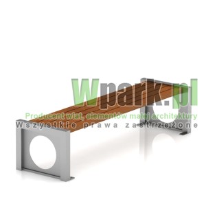 Ławka MODE 12 stal nierdzewna