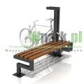 BikeStop z ławką 01 linia MODE