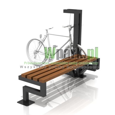 BikeStop z ławką 01 linia MODE