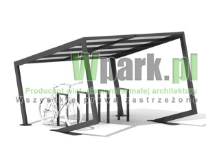 Wiata rowerowa FROG - na 8 rowerów