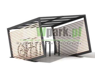 Wiata rowerowa FROG 02 - na 8 rowerów