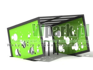 Wiata rowerowa FROG 03 - na 8 rowerów