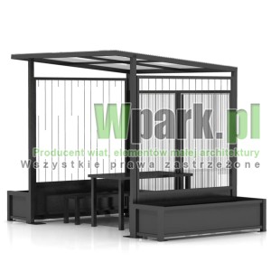 Altana, miejsce odpoczynku MODE linki na rośliny z donicami