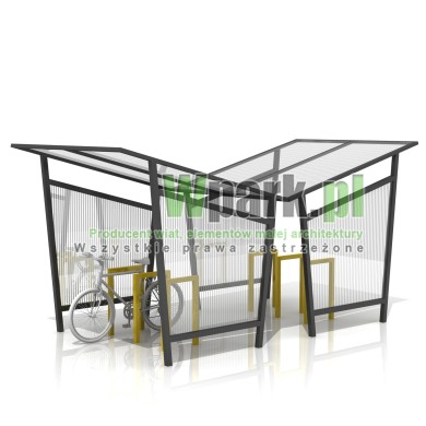 Wiata na rowery SWED 04 - na 12 rowerów