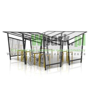 Wiata na rowery SWED 05 - na 24 rowery