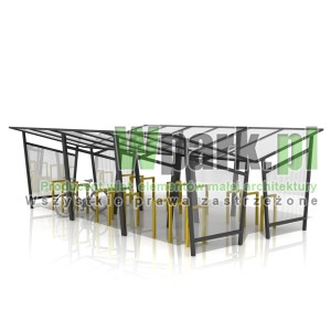 Wiata na rowery SWED 06 - na 36 rowerów