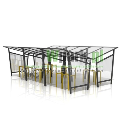 Wiata na rowery SWED 06 - na 36 rowerów