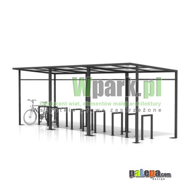 Wiata na rowery MODE 19 - na 24 rowery