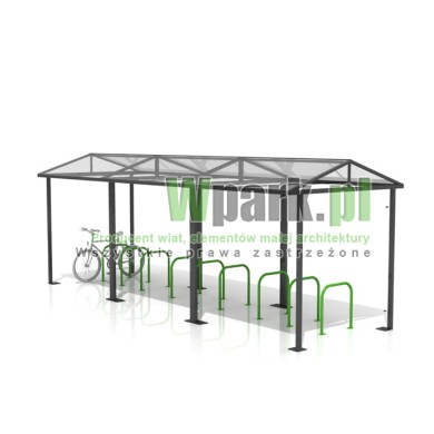 Wiata na rowery TRIO 10  - na 24 rowery