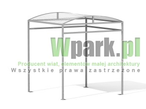 Wiata 01 AluPALEPA  dach kolebkowy