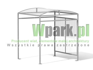 Wiata 02 AluPALEPA dach kolebkowy