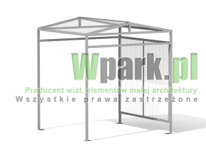 Wiata 02 AluPALEPA dach dwa spady