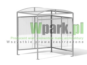 Wiata 03 AluPALEPA dach kolebkowy
