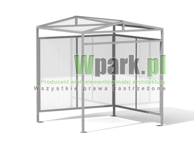 Wiata 03 AluPALEPA dach dwa spady