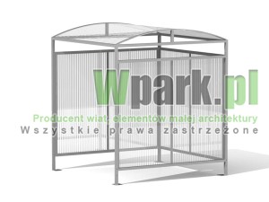 Wiata 04 AluPALEPA dach kolebkowy