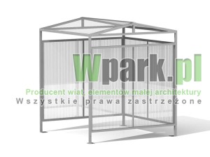 Wiata 04 AluPALEPA dach dwa spady