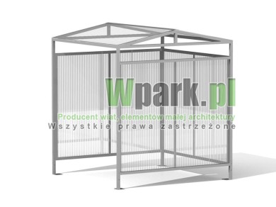 Wiata 04 AluPALEPA dach dwa spady