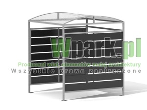 Wiata 05 AluPALEPA dach kolebkowy