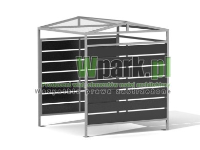 Wiata 05 AluPALEPA dach dwa spady